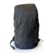 Black waterproof rain cover fitted over a Nokta DetectoBag backpack for metal detecting gear protection.