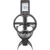 Nokta Legend 2 SMF metal detector rear view showing LCD screen interface, ergonomic handle, and circular search coil.
