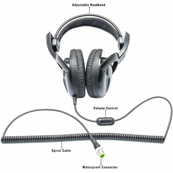 Nokta Makro Koss Headphones With Waterproof Connector Nokta Makro Koss Headphones With Waterproof Connector